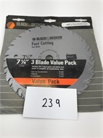 New unopened circular saw blades