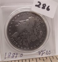 1887-O Morgan silver dollar