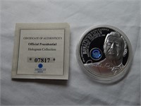 2014 Ronald Regan Hologram Presidential Coin