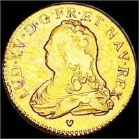 1726 French Gold D'or NICELY CIRCULATED