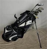 Set Of Golden Bear Golf Clubs W/ Bag