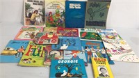 Large lot of vintage coloring books, and  kids