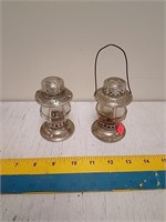 Vintage salt and pepper shakers lanterns Glacier