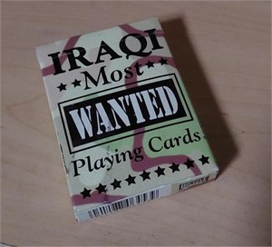 IRAQI Wanted Deck of Cards