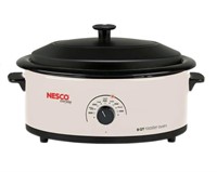 Nesco 6 Qt. Ivory Roaster With Porcelain Cookwell
