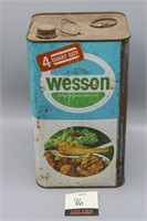 Wesson Gallon Tin