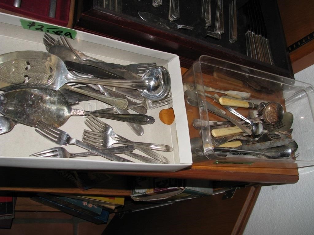 MIsc flatware and kitchen utensils