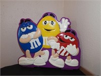 Blue, Yellow, & Red M&M Art Carrying Case