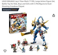 LEGO NINJAGO Jay's Titan Mech 71785, Large Action