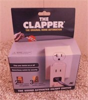 New The Clapper sound activated on/off switch -