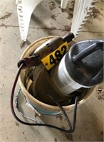 Bucket w/ tools & electric drill