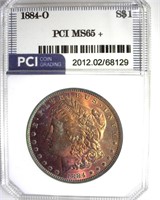 1884-O Morgan PCI MS65+ Nice Color