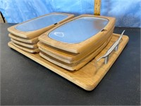 Vintage Serving Tray and Platters