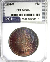 1884-O Morgan PCI MS65 Excellent Color