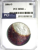 1884-O Morgan PCI MS65+ Amazing Color