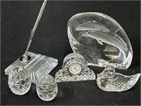 6 Pieces of Crystal includes Mats Janasson Dolphin
