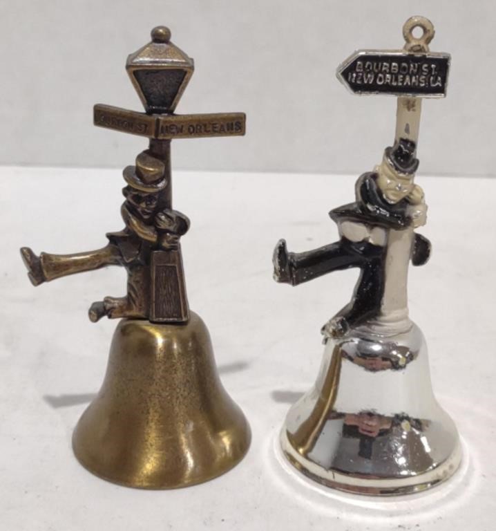 Brass & Metal Drunkard Bells, 3.5" *Bidding 1xqty