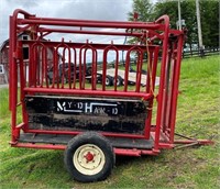 My-D Han-D portable cattle chute- good condition