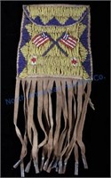 Sioux Patriotic Strike-A-Lite Beaded Bag