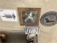 Metal gun signs 
Deer mirror