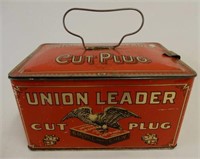 UNION LEADER CUT PLUG TOBACCO  LUNCH BOX