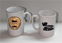 2 Vintage Port Terminal Railroad Ceramic Mugs