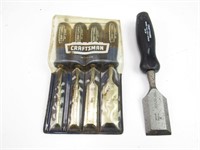 (5) Craftsman Brand Chisels 1/4" to 1-1/2"