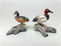 (2) Porcelain Duck Statuettes