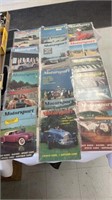 Vintage collector Motorsport magazine’s.