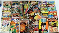 54 Misc DC Comic Books - Justice, Legion, Darkstar