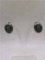 SIGNED LIZ CLAIBORNE CLIP ON EARRINGS