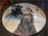 Ducks Unlimited 36" Dog Picture Fold Away Table