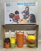 Tupperware toys mini service children serving set