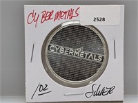 1oz .999 Silver Cybermetals Round
