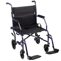 Carex Transport Wheelchair With 19 inch Seat - Fol