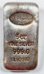 Italpreziosi  5 oz .999 silver bar  #GL93190