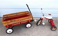 VINTAGE WAGON & TRICYCLE