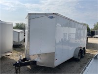 16'  ENCLOSED TRAILER WITH RAMP AND DOOR
