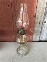 Oil lantern with glass globe