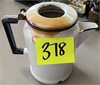 enamel coffee pot