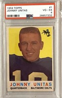 Three Graded Stars Football Cards