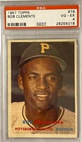 Graded 1957 Roberto Clemente Topps Baseball Card