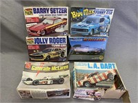 1970’s Funny Car Series Model Cars