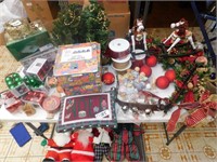 Christmas Lot Large Box Coffee Mugs, Swags,