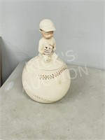 vintage McCoy cookie jar - baseball theme - 14"