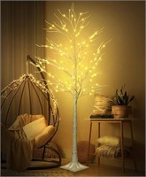 Birch Tree with Led Lights