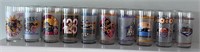 Preakness Stakes collectible glasses span many yrs