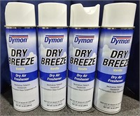 2 Lots of 2 ea Spray Cans Dymon Dry Breeze Air