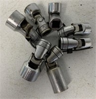 Snap-on Jointed Sockets,3/8" Drive,7/16-3/4"