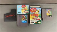 2pc Vtg NES The Simpsons Video Games